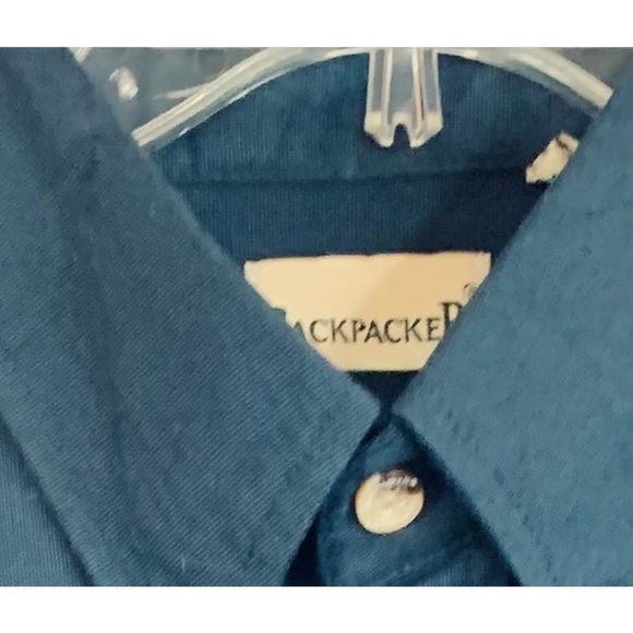 Backpacker‎ Men's Navy Button Down Shirt Size XL - Picture 4 of 4